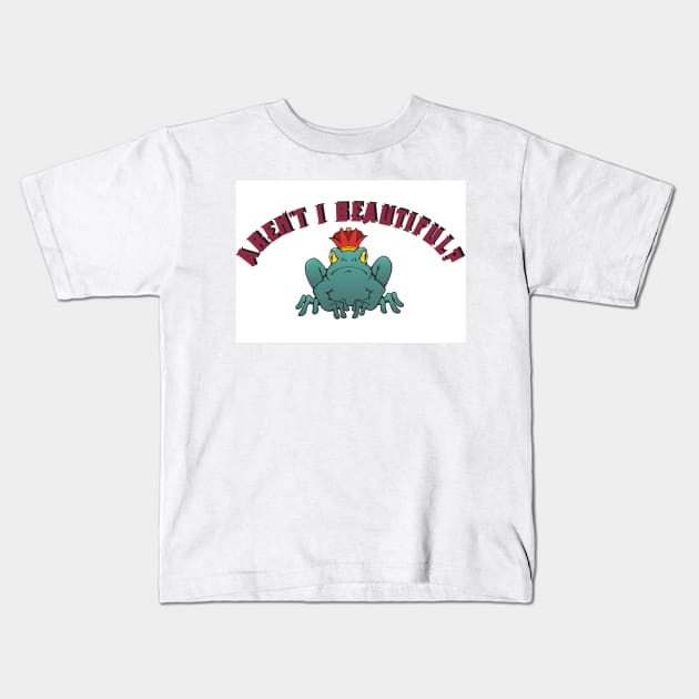 Aren't I beautiful ? Kids T-Shirt by black&blue